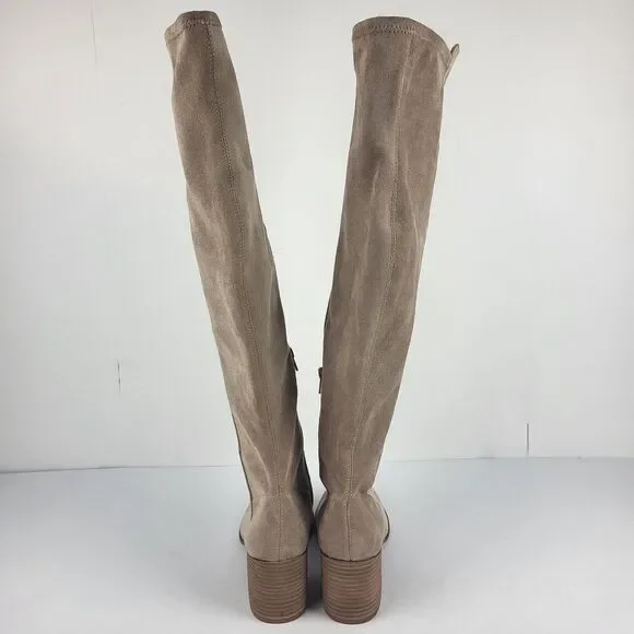 dv by dolce vita treasure women's over the knee boots synthetic almond toe 10 - Picture 8 of 16